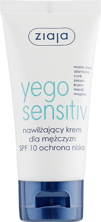 Männer Feuchtigkeitsspendende Gesichtscreme SPF 10 - Ziaja Yego Sensitiv Moisturising Cream For Men — Bild N2