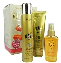 Düfte, Parfümerie und Kosmetik Haarpflegeset - Dikson ArgaBeta Up Gift Set For Dyed And Treated Hair (Shampoo 250ml + Haarmaske 250ml + Haaröl 100ml) 