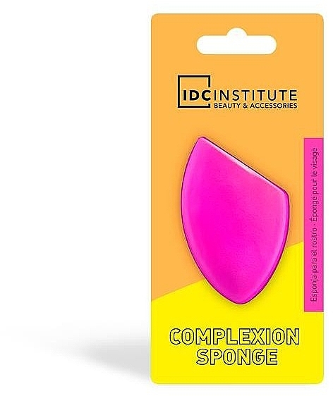 Neonfarbener Schminkschwamm, rosa - IDC Institute Complexion Sponge — Bild N1