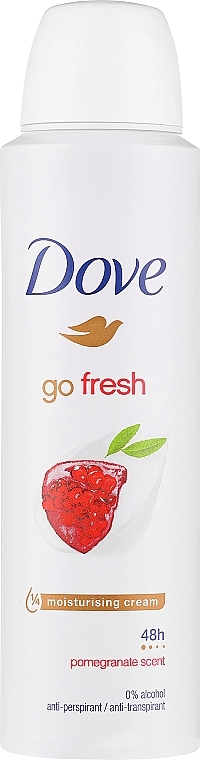 Deospray Antitranspirant - Dove Go Fresh Pomegranate & Lemon Verbena