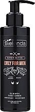 Düfte, Parfümerie und Kosmetik Erfrischendes und reinigendes Gesichts- und Bartgel - Bielenda Only For Men Barber Edition Refreshing And Cleansing Face Wash Gel