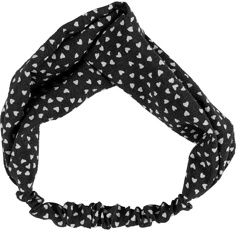 Haarband 26409 schwarz mit Herzen - Top Choice — Bild N1