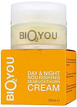 Pflegende Gesichtscreme mit Sanddorn - Bio2You Day-Night Seabuckthorn Cream — Bild N1