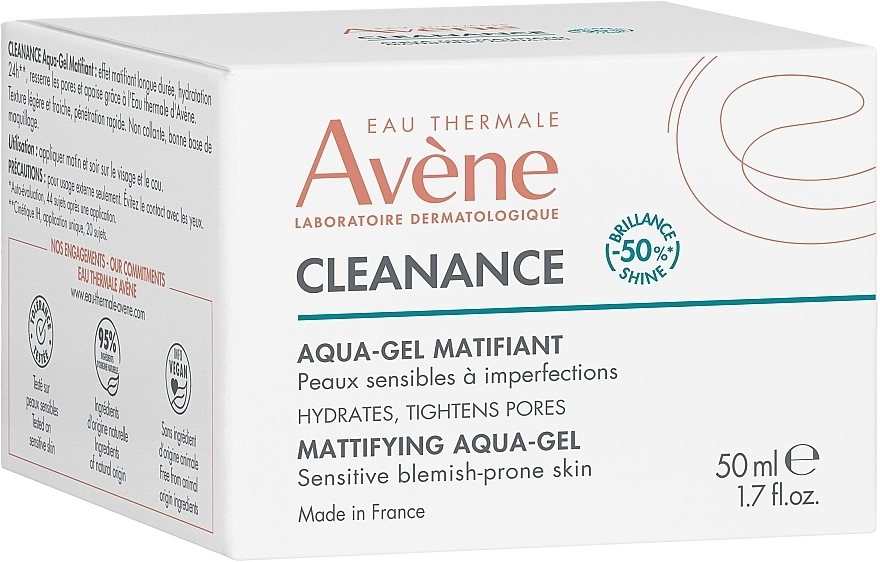 Avene Cleanance Mattifying Aqua-Gel - Mattierendes Aqua-Gel für das Gesicht  — Bild N3