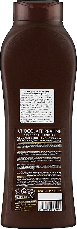 Duschgel Schokoladenpraline - Tulipan Negro Chocolate Praline Shower Gel — Bild N1