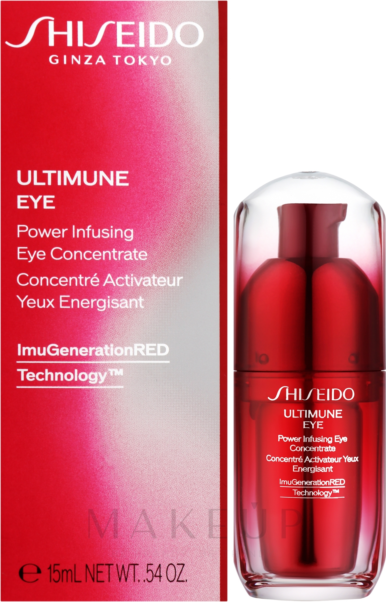 Konzentrat für die Haut um die Augen - Shiseido Ultimune Eye Power Infusing Eye Concentrate — Bild 15 ml