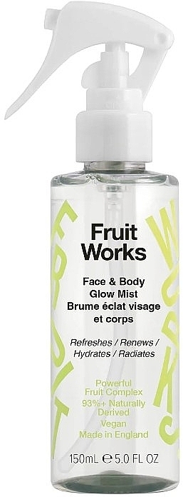 Gesichts- und Körpernebel - Fruit Works Face & Body Glow Mist — Bild N1