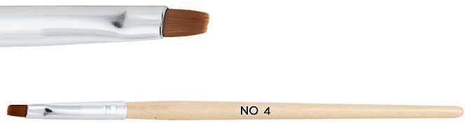 Holzpinsel für Nagelgel №4 - NeoNail Professional — Bild N1