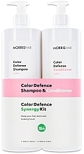Haarpflegeset - Morris Hair Color-Defense Synergy Kit (Shampoo 1000ml + Conditioner 1000ml)  — Bild N1