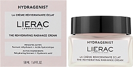 Feuchtigkeitsspendende Gesichtscreme - Lierac Hydragenist The Rehydrating Radiance Cream — Bild N2