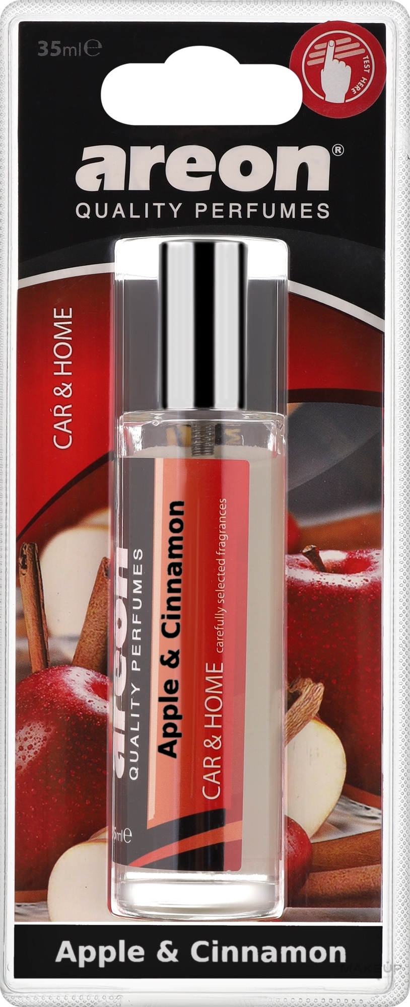 Auto-Lufterfrischer Apfel und Zimt - Areon Perfume Blister Apple & Cinnamon — Bild 35 ml