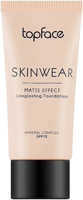 Langanheltende Foundation mit Vitamin- und Minaralkomplex SPF 15 - Topface Skinwear Matte Effect Foundation SPF15 — Bild N1