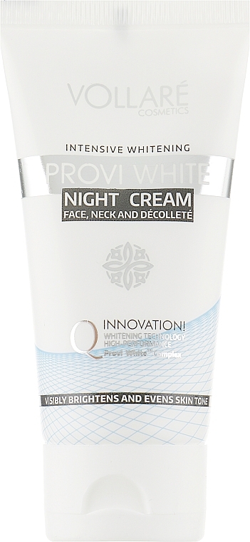 Intensiv aufhellende Nachtcreme für Gesicht, Hals und Dekolleté - Verona Laboratories Provi White Intensive Whitening Night Cream — Bild N2