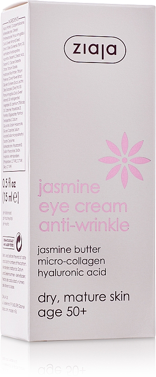 Anti-Falten-Augenlidcreme mit Jasmin - Ziaja Jasmine Eye Cream Anti-Wrinkle — Bild N2