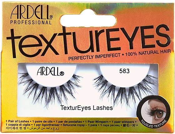 Set für Falsche Wimpern - Ardell TexturEyes 583 False Eyelashes — Bild N1