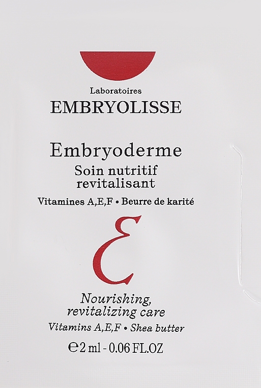 GESCHENK! Creme für trockene und reife Haut - Embryolisse Laboratoires Embryoderme (Probe)  — Bild N1