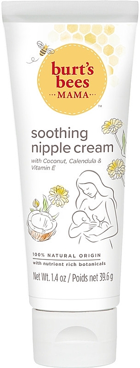 Beruhigende Brustwarzencreme - Burt's Bees Mama Soothing Nipple Cream — Bild N1