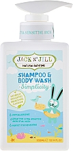 Düfte, Parfümerie und Kosmetik 2in1 Duschgel und Shampoo für Kinder und Babys - Jack N' Jill Simplicity Shampoo & Body Wash