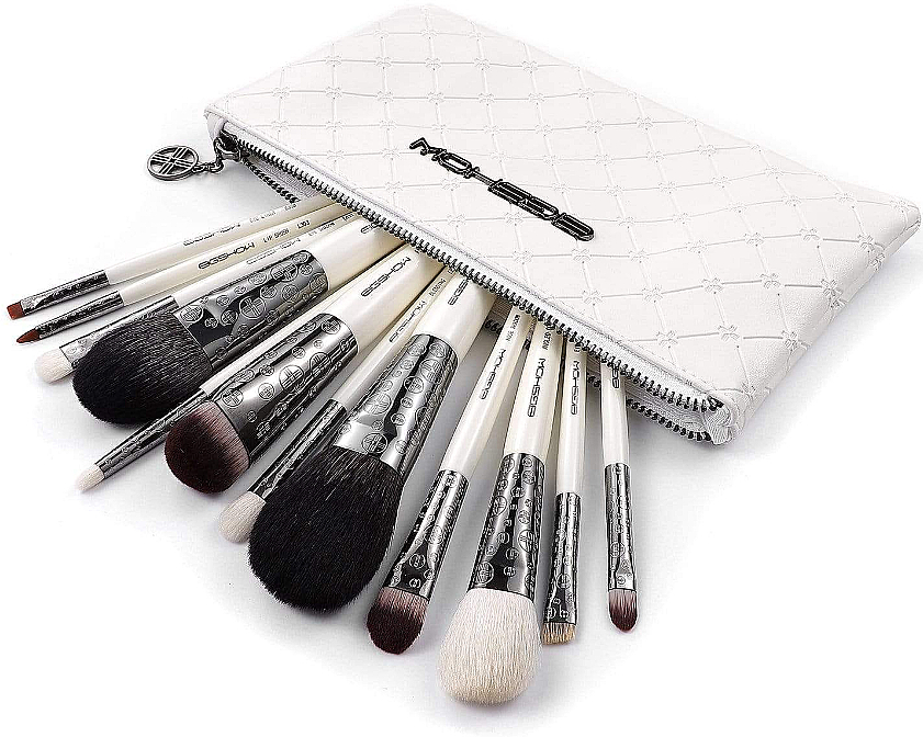 Make-up Pinselset 12-tlg. - Eigshow Classic Makeup Brush Kit Light Gun Black — Bild N2