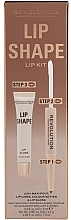 Lippen-Make-up Set - Makeup Revolution Lip Shape Chauffeur Nude  — Bild N1