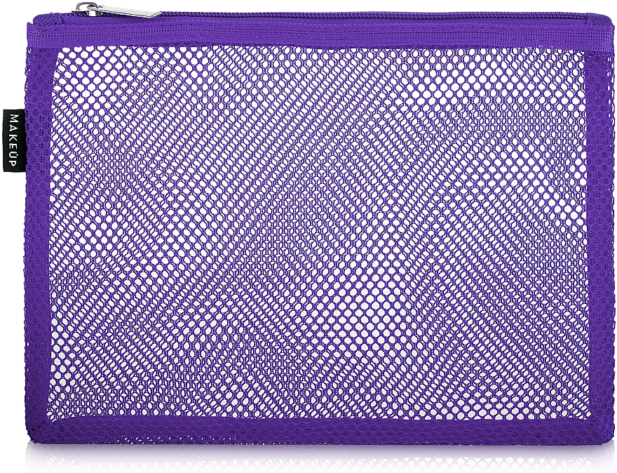 Kosmetiktasche violett Violet mesh 23x15 cm - MAKEUP — Bild N1