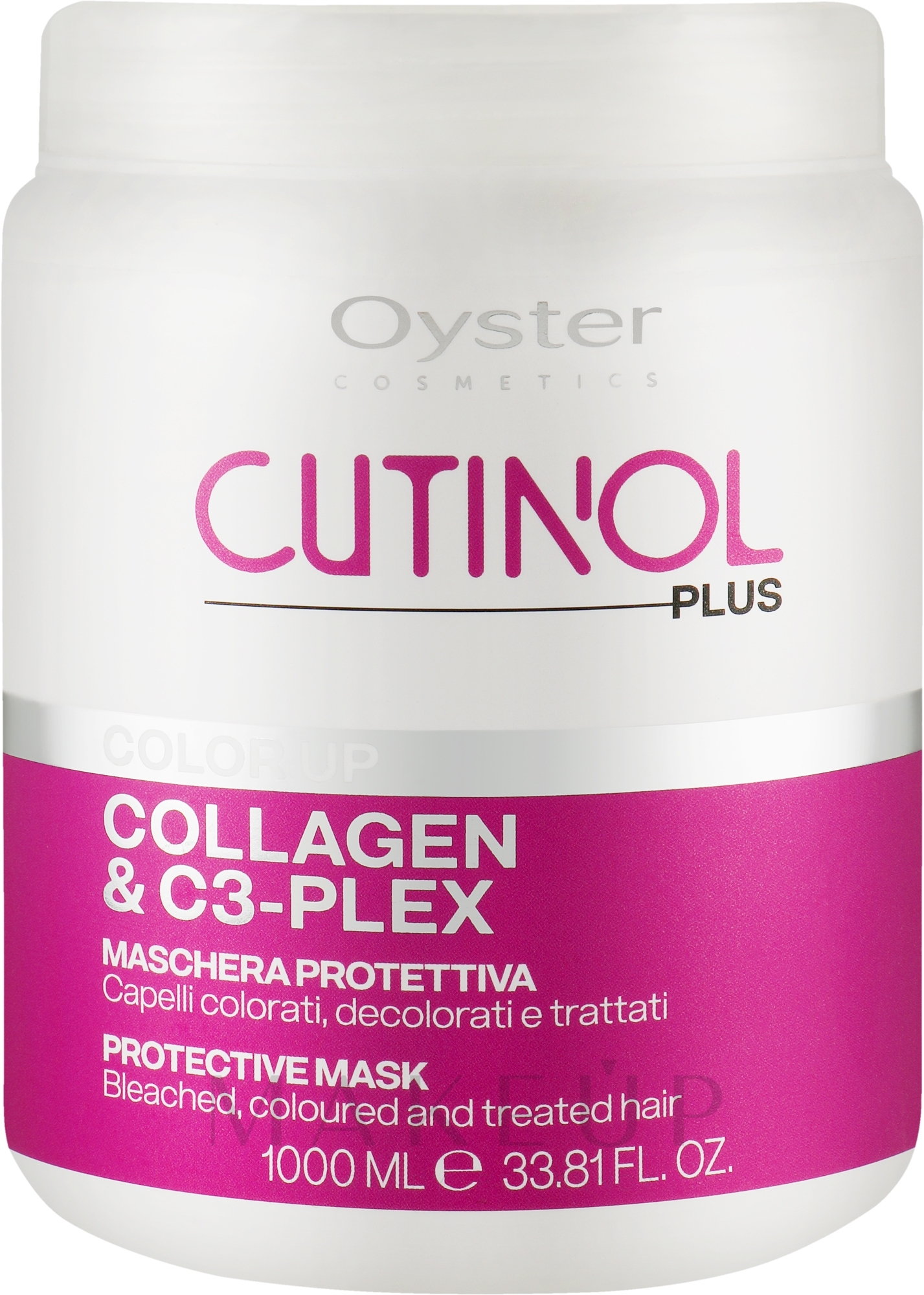 Maske für coloriertes Haar - Oyster Cutinol Plus Collagen & C3-Plex Color Up Protective Mask — Bild 1000 ml