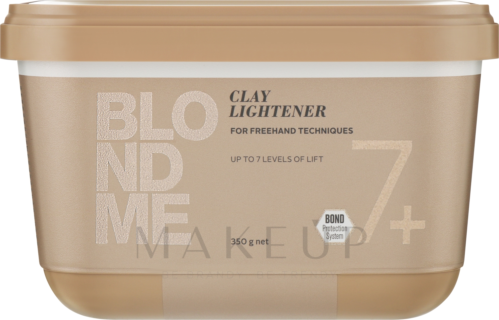 Aufhellende Tonerde bis zu 7 Stufen - Schwarzkopf Professional BlondMe Bond Enforcing Clay Lightener 7+ — Bild 350 g