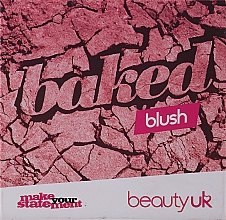 Düfte, Parfümerie und Kosmetik Kompaktes Rouge - Beauty UK Cosmetics Baked Blusher (1 -Popsicle Pink)