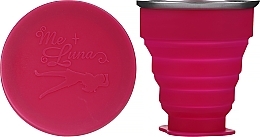 Desinfektionsbehälter für Menstruationstassen 225 ml purpurrot - MeLuna — Bild N1