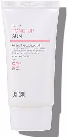 Tonisierende Sonnenschutzcreme für das Gesicht - Tenzero Daily Tone Up Sun SPF 50+ Pa++++ — Bild N1