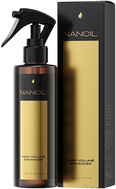 Haarspray für mehr Volumen - Nanoil Volume Enhance Spray — Bild N1