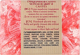 Glycerinseife Kirschblüte und Sandelholz - Bulgarian Rose Green Cherry Blossom & Sandalwood Soap — Bild N2