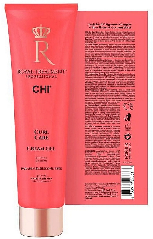 Creme-Gel für lockiges Haar - Chi Royal Treatment Curl Care Cream Gel — Bild N1