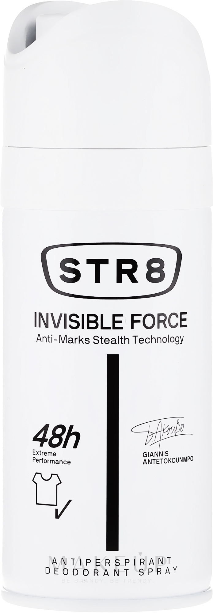 Deospray Antitranspirant - STR8 Invisible Force Antiperspirant Deodorant Spray — Bild 150 ml