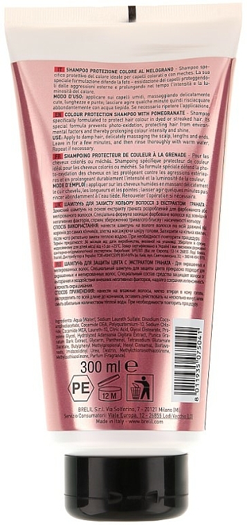 Farbschützendes Shampoo mit Granatapfelextrakt - Brelil Professional Numero Colour Protection Shampoo — Bild N2