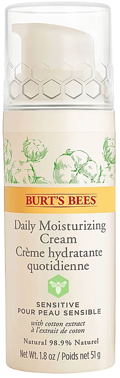 Feuchtigkeitsspendende Gesichtscreme - Burt's Bees Sensitive Daily Moisturizing Cream — Bild N1