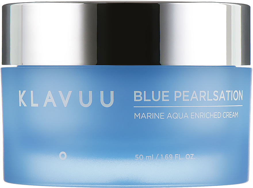 Feuchtigkeitsspendende Gesichtscreme mit koreanischem Perlenextrakt - Klavuu Blue Pearlsation Marine Aqua Enriched Cream — Bild N2