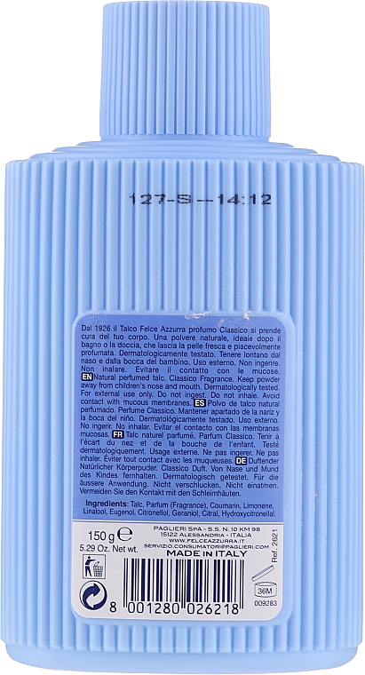 Körperpuder Classic - Felce Azzurra Classic Talcum Powder — Bild N4