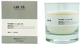Düfte, Parfümerie und Kosmetik Duftkerze im Glas Patchouli & Cedar - Ambientair Lab Co. Patchouli & Cedar