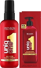 Haarpflegeset - Revlon Professional Uniq One (Haarmaske 150ml + Haarshampoo 20ml) — Bild N2