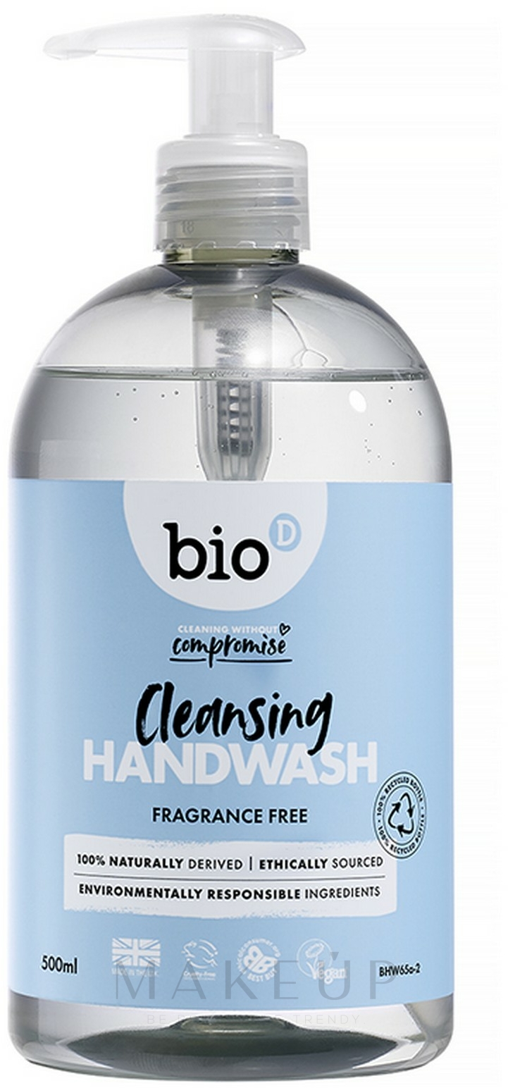 Flüssige Handseife duftfrei - Bio-D Fragrance Free Sanitising Hand Wash — Bild 500 ml