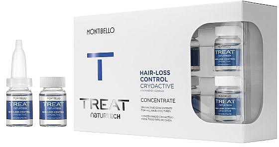 Kryoaktives Konzentrat gegen Haarausfall - Montibello Treat Naturtech Hair-Loss Cryoactive Concentrate — Bild N1