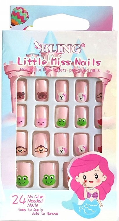 Künstliche Nägel für Kinder 24 St. - Bling Little Miss Nails — Bild N2