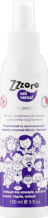 Mücken- und Zeckenspray - Zzzoro Universal — Bild N3