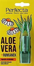 Düfte, Parfümerie und Kosmetik Lippenstift mit Aloe Vera und Kamille - Perfecta Aloe Vera + Chamomile