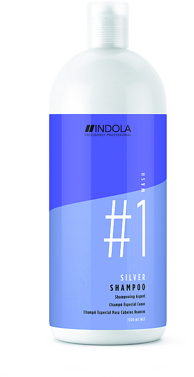 Silber-Shampoo für gefärbtes Haar - Indola Innova Color Silver Shampoo — Foto N2