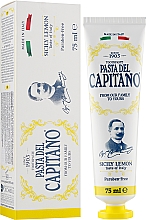 Düfte, Parfümerie und Kosmetik Zahnpasta sizilianische Zitrone - Pasta Del Capitano Sicily Lemon Toothpaste