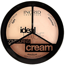Düfte, Parfümerie und Kosmetik Highlighter Gesichtspalette - Ingrid Cosmetics Ideal Face Countouring Cream