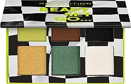 Lidschattenpalette - Makeup Revolution Power Shadow Palette Ready Set Go — Bild N1