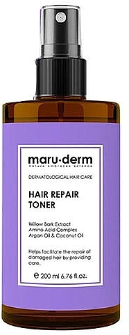 Tonikum für den Haaraufbau - Maruderm Cosmetics Hair Repair Toner  — Bild N1